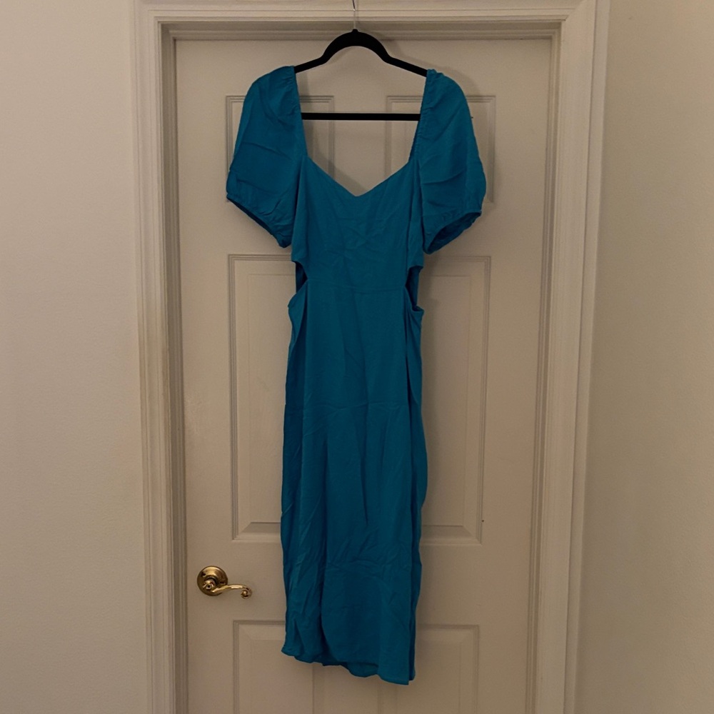 Sanctuary Vibrant Blue Backless Dress